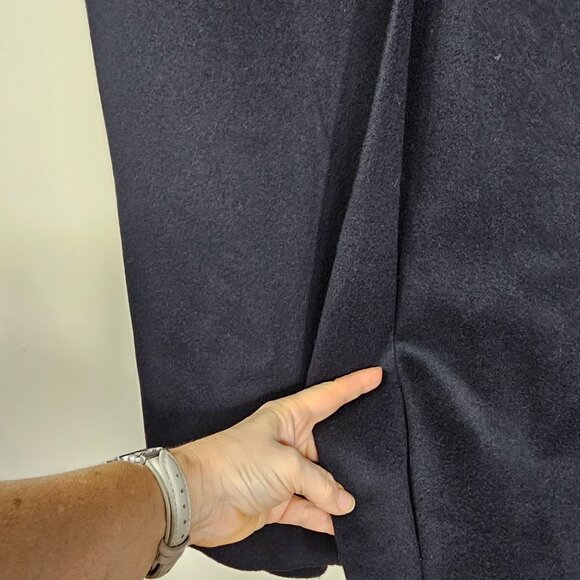 VTG 60s Holly Deb Double Breasted Embroidered Wool Coat XL Formal Quiet Luxury - Picture 13 of 14